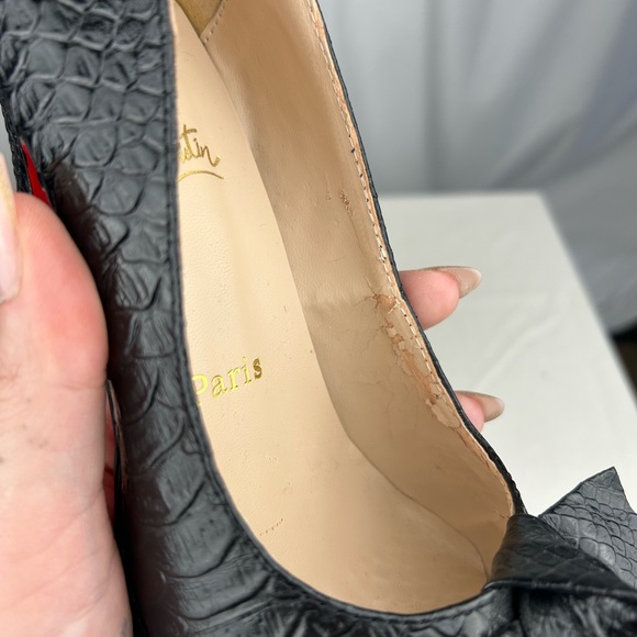 Christian Louboutin Black Stiletto Heels - Picture 3 of 5